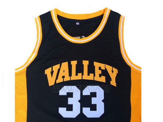 Camiseta Valley Larry Bird #33 Negro